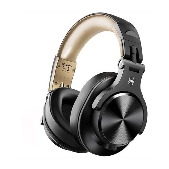 ONEODIO DJ Fejhallgató - Fusion A70 Gold (Vezeték nélküli, Bluetooth, Hi-Res Audio)
