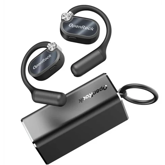 ONEODIO Sport Fejhallgató - OpenRock X Black (premium, légvezetés, BT 5.3, fekete)