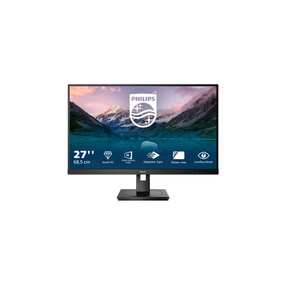 PHILIPS VA monitor 27" 275S9JML, 2560x1440, 16:9, 300cd/m2, 4ms, HDMI/DisplayPort/3xUSB, Pivot, hangszóró