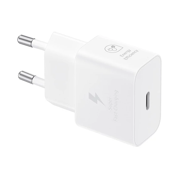 SAMSUNG 25W Hálózati töltőfej T2510, Fehér