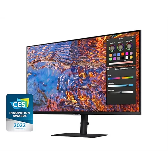 SAMSUNG IPS monitor 32" S80PB, 3840x2160, 16:9, 350cd/m2, 5ms, DisplayPort/HDMI/3xUSB/USB-C/LAN, Pivot