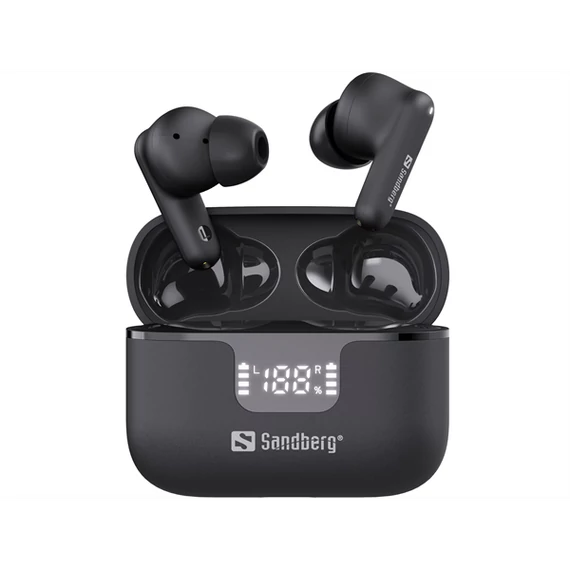 SANDBERG Fülhallgató, Wireless Earbuds ANC+ENC