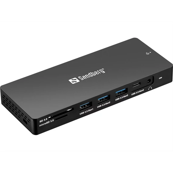 SANDBERG USB-C Dokkoló 13in1 DockingStation Pro