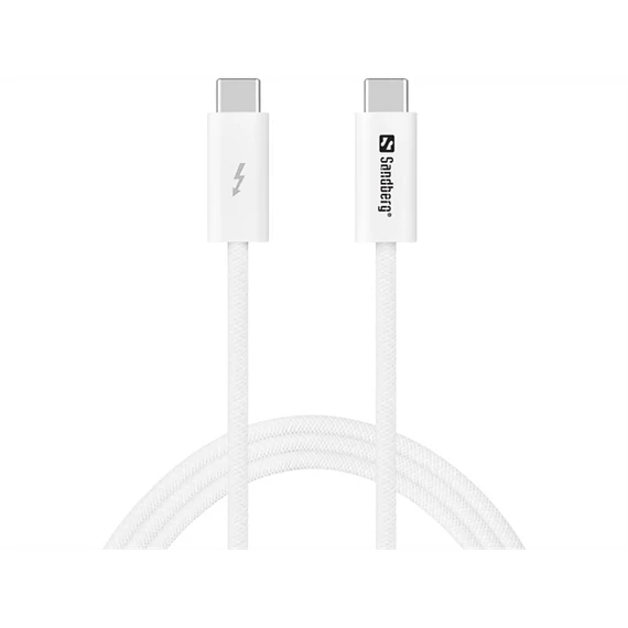 SANDBERG USB-C tartozék, USB-C>C USB4 240W+40Gbps, 1M