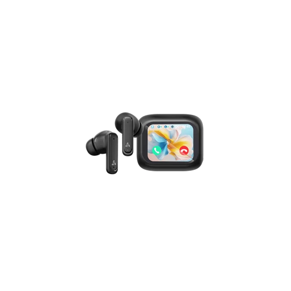 SBOX EB-TWS08-B Bbluetooth v:5.4 fülhallgató mikr.toucLCD, feket, BR+EDR+BLE