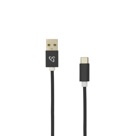 SBOX Kábel, CABLE USB Male -> TYPE-C Male 1.5 m Black