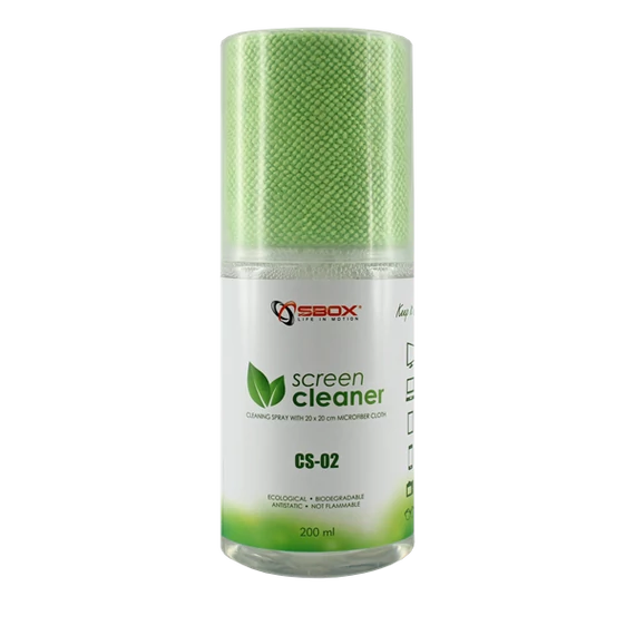 SBOX Tisztítószer CS-02, SCREEN CLEANER