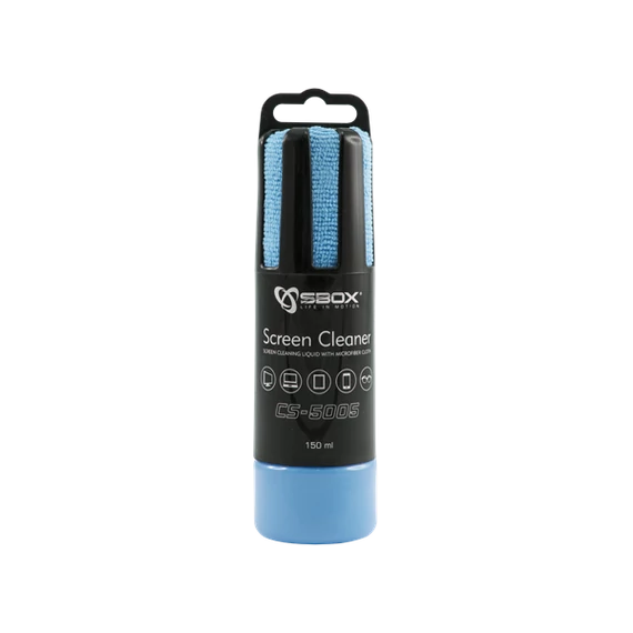 SBOX Tisztítószer szett, SCREEN CLEANER, Blue