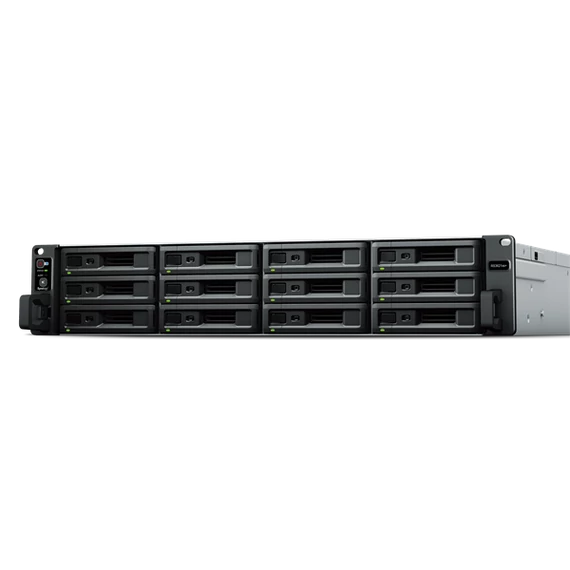 SYNOLOGY NAS 12 fiókos RS3621XS+ Intel Xeon D-1541 8x2,1GHz, 8GB DDR4, 4x1GbE, 2x10GbE, 2xUSB3.2