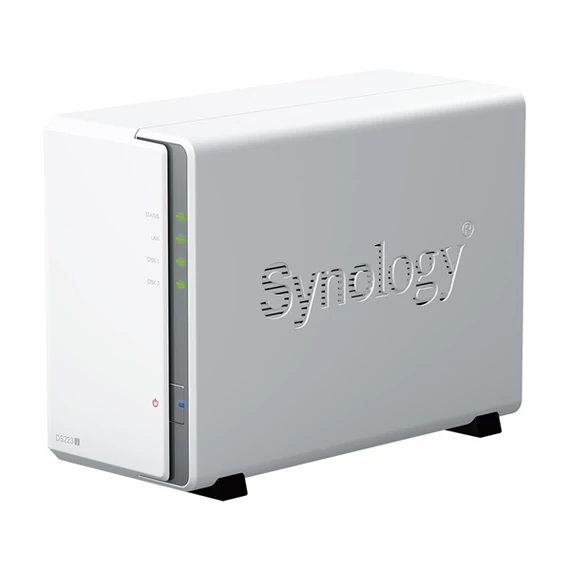 SYNOLOGY NAS 2 fiókos DS223j 2x2TB HDD-vel, Realtek RTD1619B 4x1,7GHz, 1GB DDR4, 1x1GbE, 2xUSB3.2Gen1