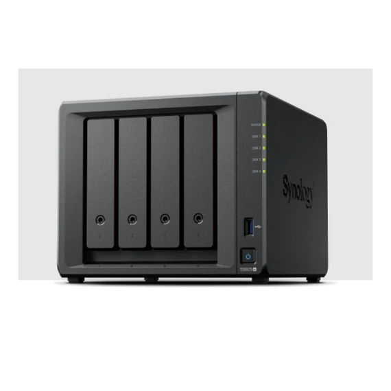 SYNOLOGY NAS 4 Fiókos AMD Ryzen V1500B 4x2,2GHz, 4GB DDR4 ECC, 2x2,5GbE, 2xUSB3.2 - DS925+