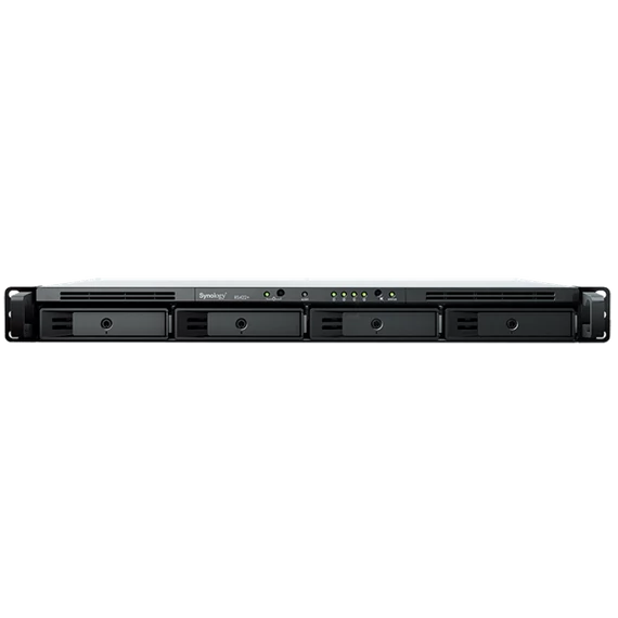 SYNOLOGY NAS 4 fiókos AMD Ryzen R1600 2x3,1GHz, 2GB DDR4 ECC, 2x1GbE, Rackes, RS422+