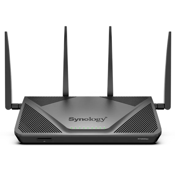 SYNOLOGY Wireless Router 2x1000Mbps DualWAN, 4x1000Mbps, 4x4 MIMO, RT2600ac