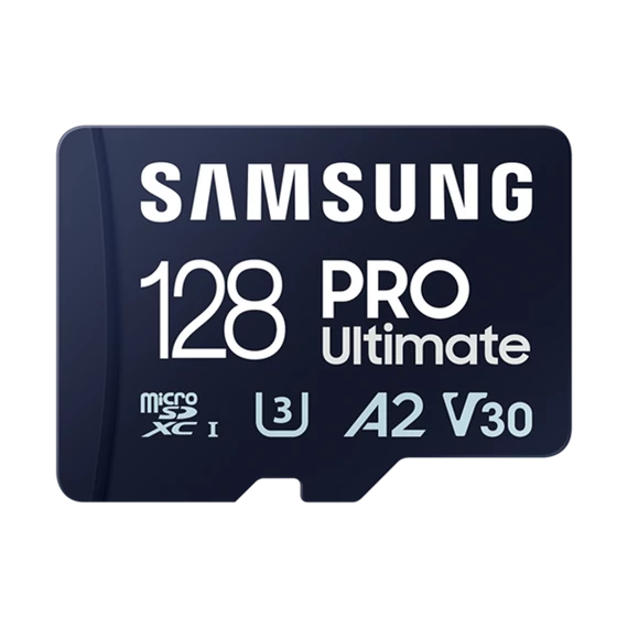 Samsung MicroSD kártya - 128GB MB-MY128SA/WW (PRO Ultimate, Class10, R200/W130, adapter, 128GB)