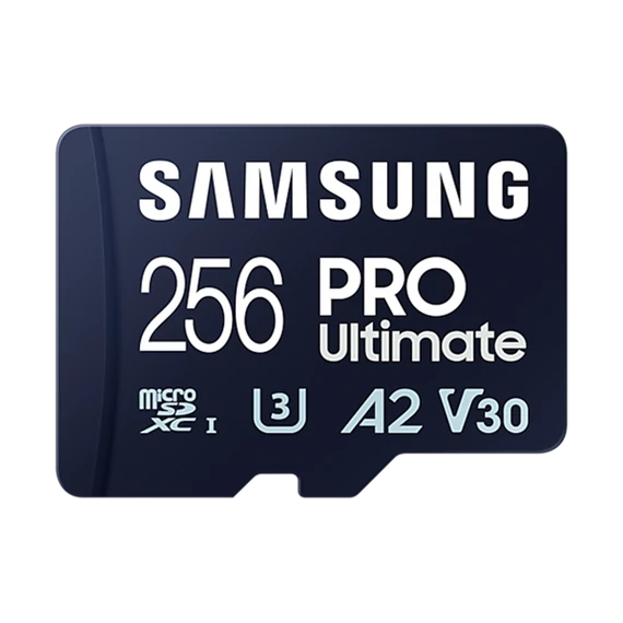 Samsung MicroSD kártya - 256GB MB-MY256SB/WW (PRO Ultimate kártyaolvasóval,  Class10, R200/W130, 256GB)
