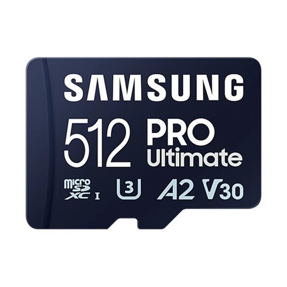 Samsung MicroSD kártya - 512GB MB-MY512SA/WW (PRO Ultimate, Class10, R200/W130, adapter, 512GB)