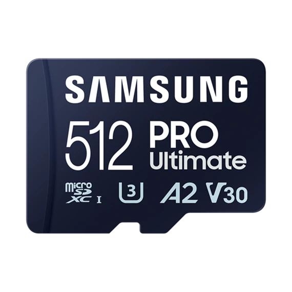 Samsung MicroSD kártya - 512GB MB-MY512SB/WW (PRO Ultimate kártyaolvasóval, Class10, R200/W130, 512GB)