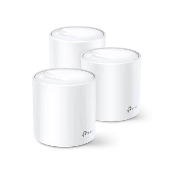TP-Link Mesh WiFi AX1800 Deco X20 (3 pack; 574Mbps 2,4GHz + 1204Mbps 5GHz; WPA3)