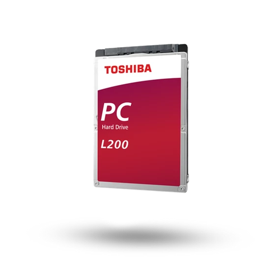 Toshiba Belső HDD 2.5" - L200 (SMR) Mobile 2TB (9,5mm; Bulk; notebookok, külső HDD házak; játékkonz; 128MB/5400RPM)