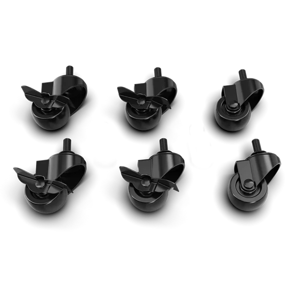 Trak Racer Szimulátor kiegészítő - Caster Wheels, Brake & Mounting Brackets (TR8, TR8 Pro, RS6 and Alpine Racing TRX)