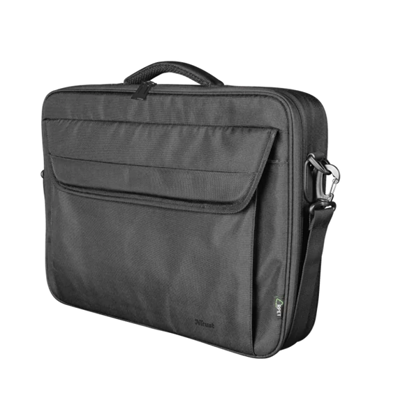 Trust Notebook Táska 15,6" - Atlanta Eco (külön rekeszek; vállpánt; fekete)