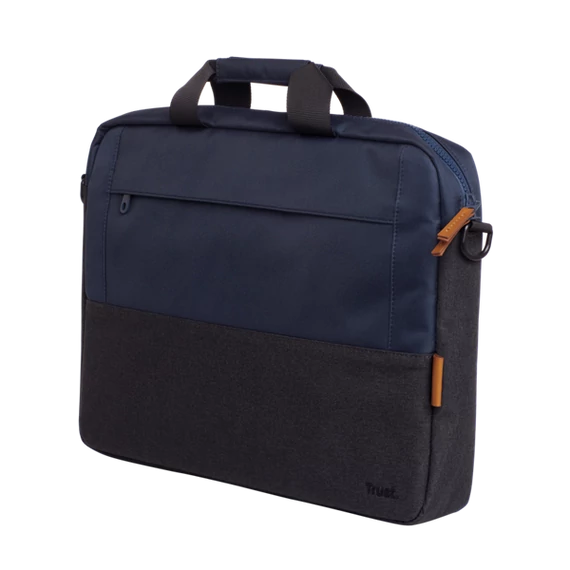 Trust Notebook Táska 16" - Lisboa (2 rekesz, vállpánt, kék; 40%-ban újrahasznosított)
