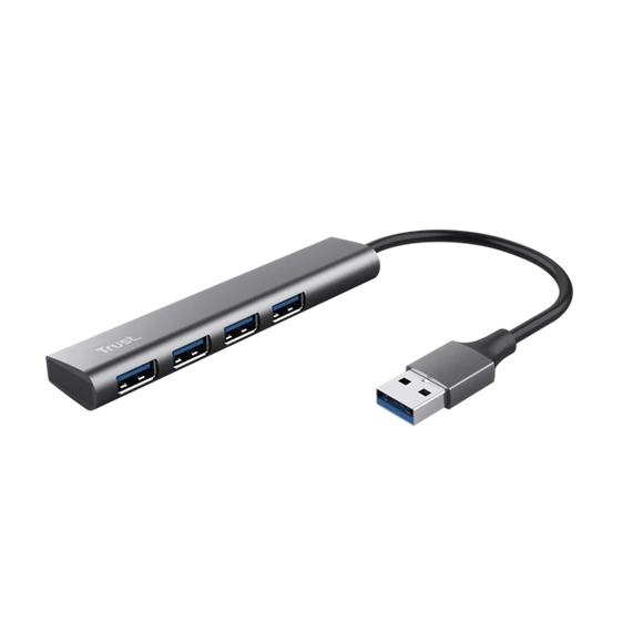 Trust USB Hub - Halyx (USB; 4port USB3.2; aluminium)