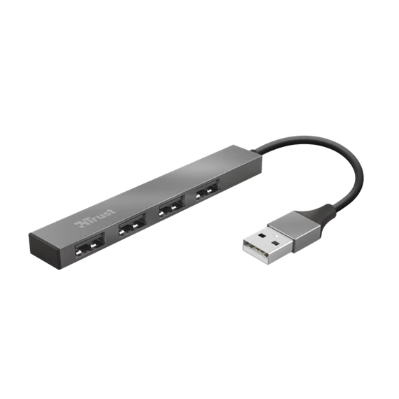 Trust USB Hub - Halyx mini (4port USB2.0; aluminium)
