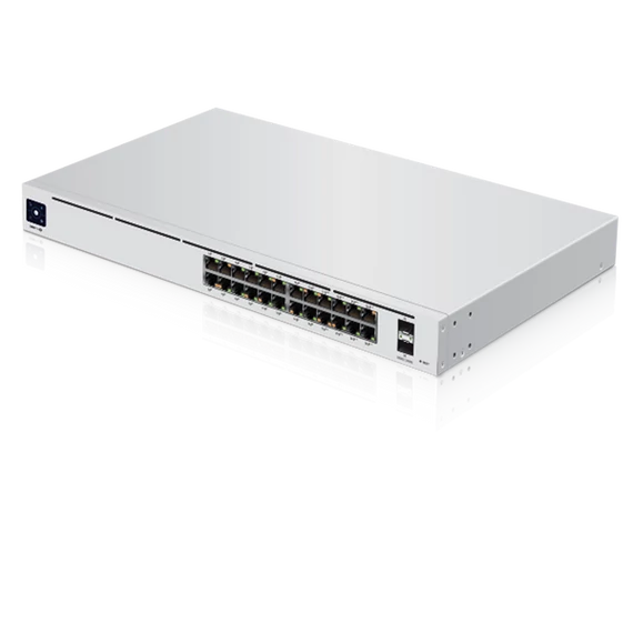 UBiQUiTi Switch 24x1000Mbps + 2x10000Mbps SFP+, Menedzselhető, Rackes - USW-PRO-24