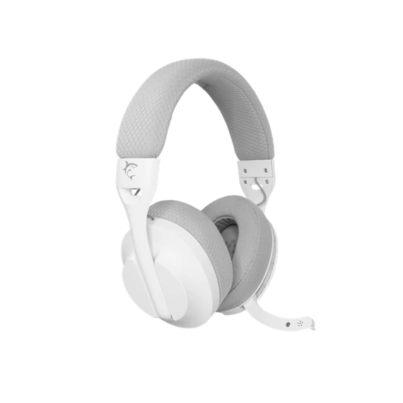 WHITE SHARK FALCON-W, GH-2441W, vezeték nélküli gamer fejhallgató, fehér