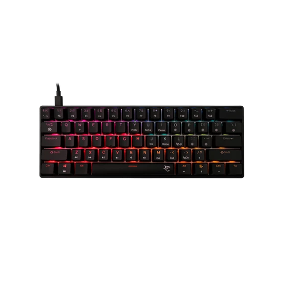 WHITE SHARK GK-004111B/R-US SHINOBI-2/B-R-US mech. bill. 61 piros gomb,fekete,angol
