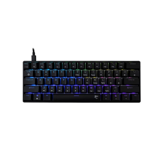 WHITE SHARK GK-004121B/BL-US SHINOBI-2/B-BL-US mech. bill. 61 kék gomb,fekete,angol