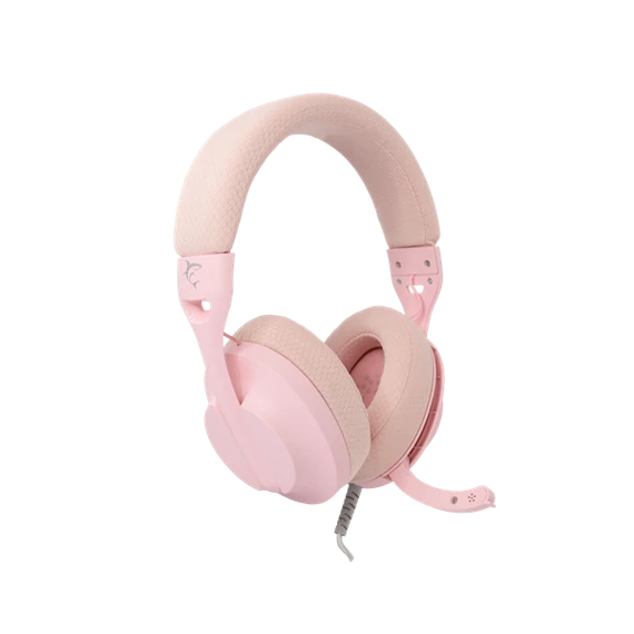 WHITE SHARK PARROT-P, GH-2440P, gamer fejhallgató, pink