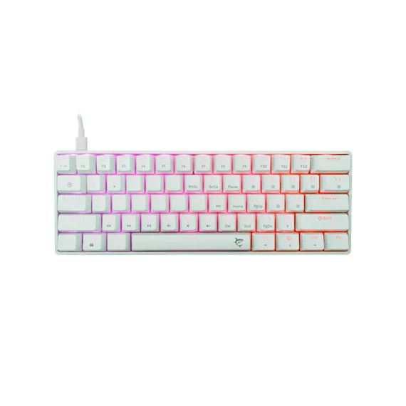 WHITE SHARK SHINOBI-2/W-R-HU mech. bill. 62 piros gomb,fehér,magyar