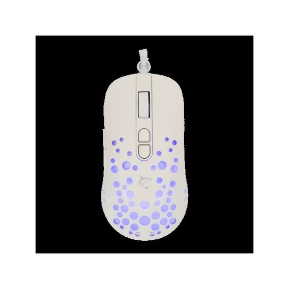 WHITE SHARK TRISTAN-W WS GM-9004W  7D / 12000 dpi fehér RGB gamer egér