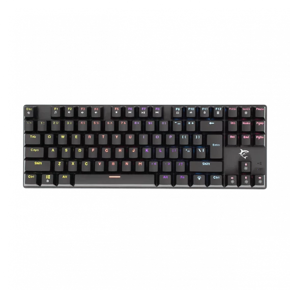 WHITE SHARK COMMANDOS mechanikus (red switch) gamer billentyűzet (angol), fekete