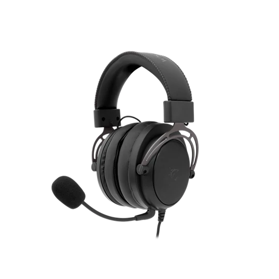 WHITE SHARK GORILLA-B/G, GH-2341-B/G gamer fejhallgató, fekete/ezüst, (3.5 Jack)