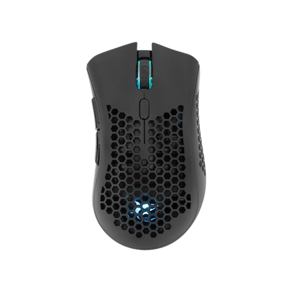 WHITE SHARK LIONEL-B, WGM-5012B vezeték nélküli gamer egér, fekete, 10000 dpi