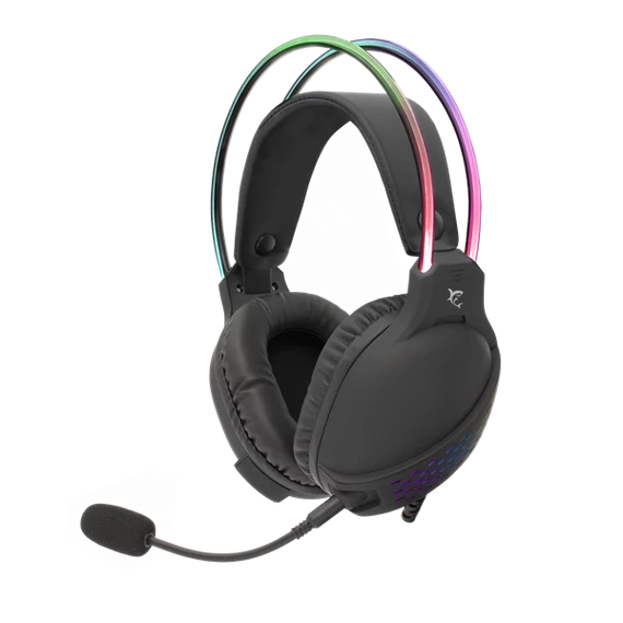 WHITE SHARK OX RGB gamer fejhallgató mikrofonnal