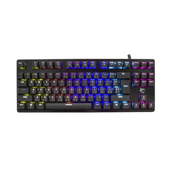 WHITE SHARK SPARTAN mechanikus (blue swtich) fém gamer billentyűzet (angol)