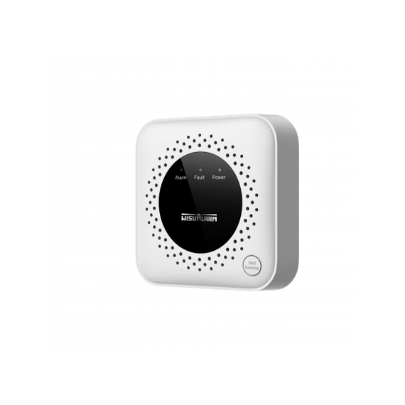 Wisualarm Gázszivárgás érzékelő és jelző - HY-GA40A (Metán gáz (Földgáz, LNG) érzékelésére; Standalone; DC12V; CE/FCC)