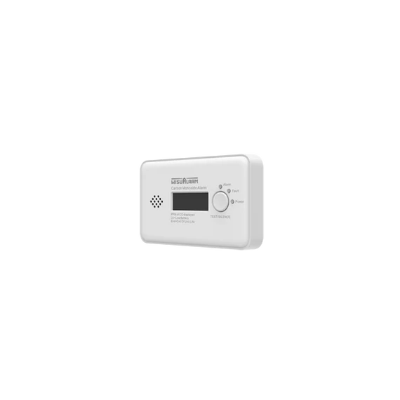 Wisualarm Szénmonoxid érzékelő és jelző - HY-GC20B-R8 (Standalone; Láncba sorolható; Cserélhető akku; CE(EN50291-1:2018)