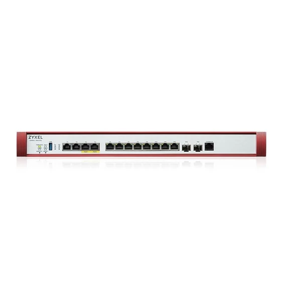 ZYXEL Tűzfal 2x10-GbE port(2xPOE+) + 2x2.5-GbE + 8x1-GbE + 2x10-GbE SFP+ 1xUSB 3.0 +1konzol port, USGFLEX700H-EU0101F