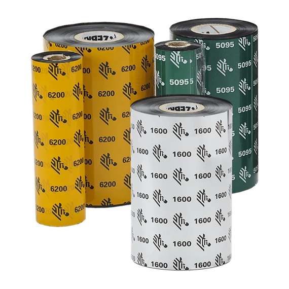 Zebra ZipShip 2300, ribbon, wax, 40mm x 450m