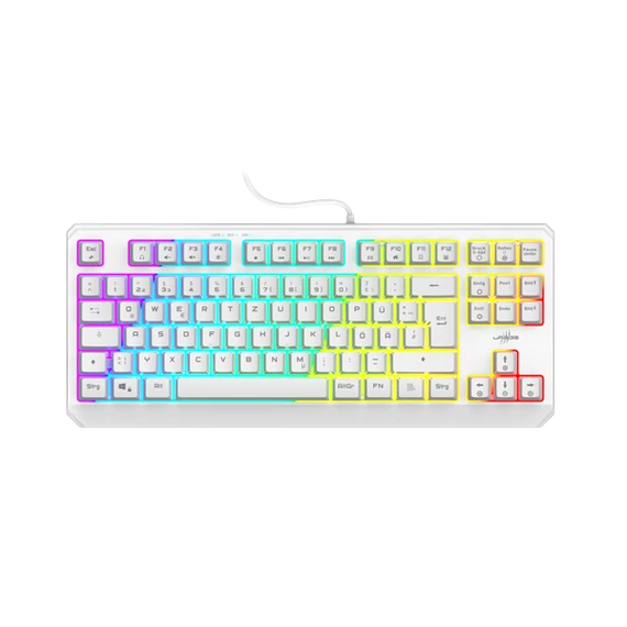 URAGE by HAMA 217819, GAMING URAGE EXODUS 220TKL BILLENTYŰZET, RGB, FEHÉR
