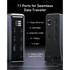 ANKER USB HUB Docking Station, , Prime 14-in-1, 160W,Dual Display, 2x 4K HDMI, USB-C 10Gbps, szürke - A83B63A1
