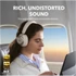 ANKER Vezeték Nélküli Fejhallgató, Soundcore Space One Pro, Összecsukható, Aktív Zajszűrő, cream white - A3062G21