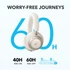 ANKER Vezeték Nélküli Fejhallgató, Soundcore Space One Pro, Összecsukható, Aktív Zajszűrő, cream white - A3062G21