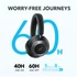 ANKER Vezeték Nélküli Fejhallgató, Soundcore Space One Pro, Összecsukható, Aktív Zajszűrő, jet black - A3062G11