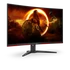 AOC Ívelt Gaming 240Hz VA monitor 31.5" C32G2ZE/BK, 1920x1080, 16:9, 300cd/m2, 1ms, 2xHDMI/DisplayPort